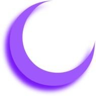 Purple Moon Clip Art
