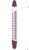Clip art of purple and white thermometer