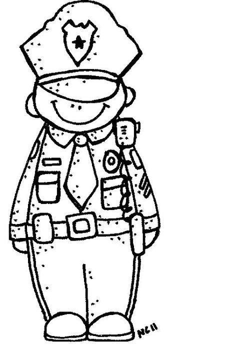 Police Clip Art Black And White N3