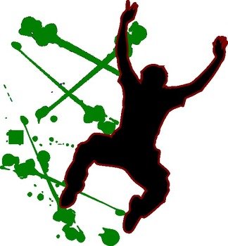 Man Jumping Clip Art N2