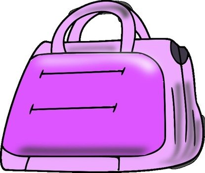 Purple Purse Clip Art