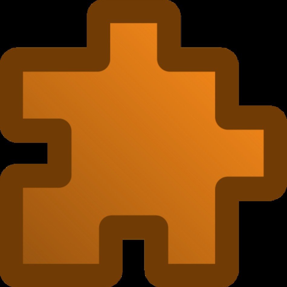 Icon Puzzle Green Vector Clipart Svg