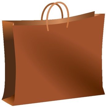 Brown Shopping Bag Clip Art