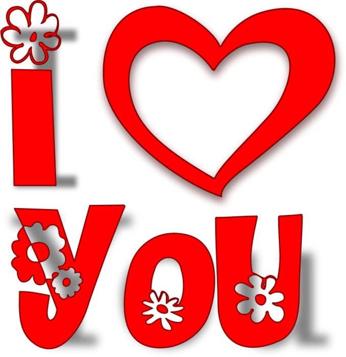 I Love You Clip Art N19