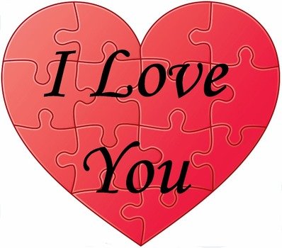 Heart I Love You To Pieces Printable