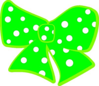 Polka Dot Bow Tie Clip Art N11