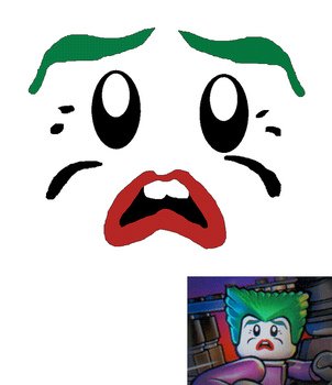 LEGO Joker Decals