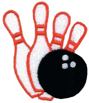 Bowling Ball And Pins Clip Art N2