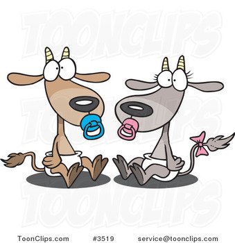 Cartoon Goat Clip Art N24