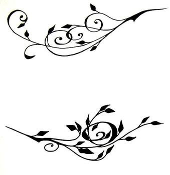 Rose Vine Tattoo Designs