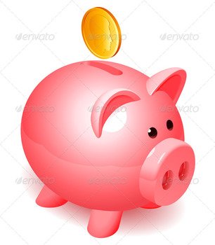 Piggy Bank Clip Art N20