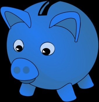 Piggy Bank Vector Clip Art