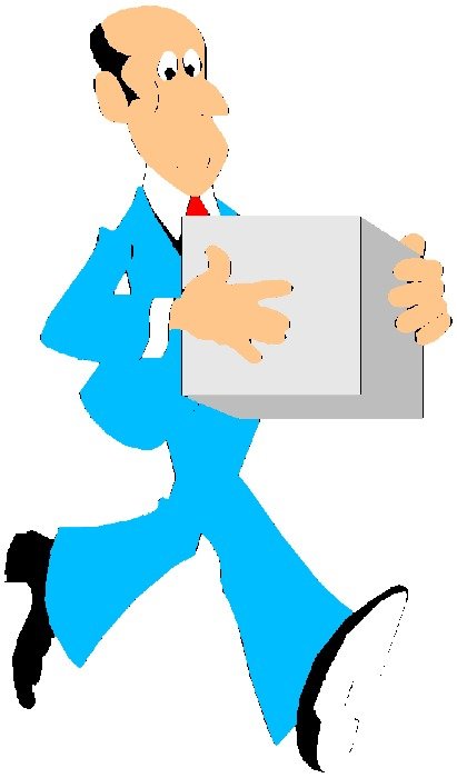 man in blue drawing