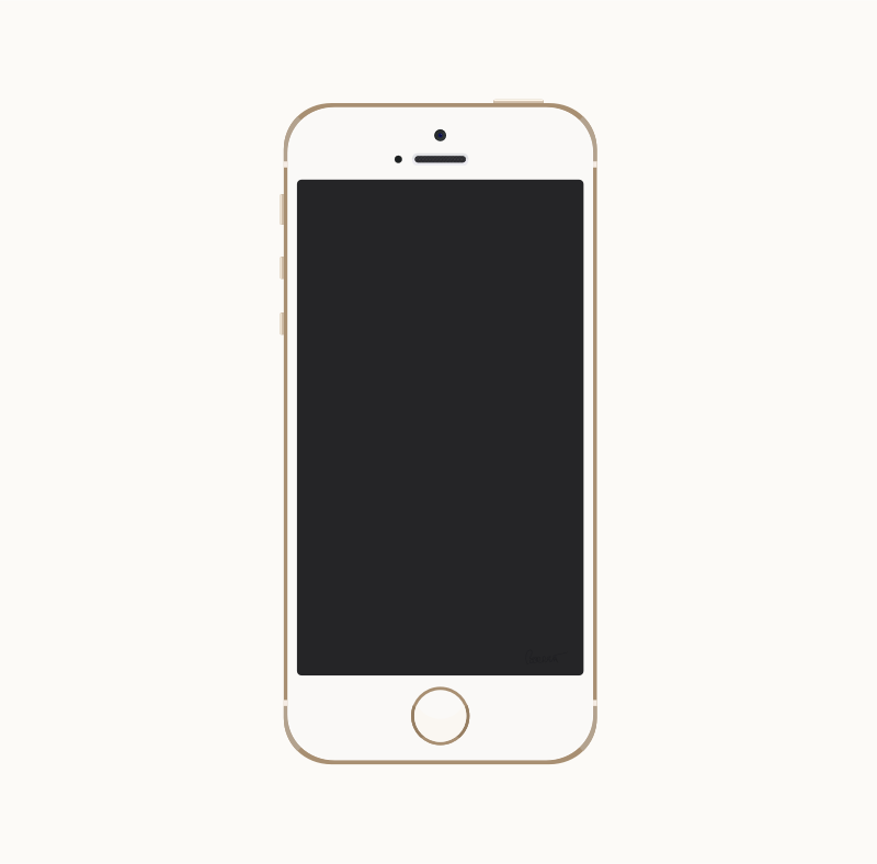 White 5S Iphone free image download