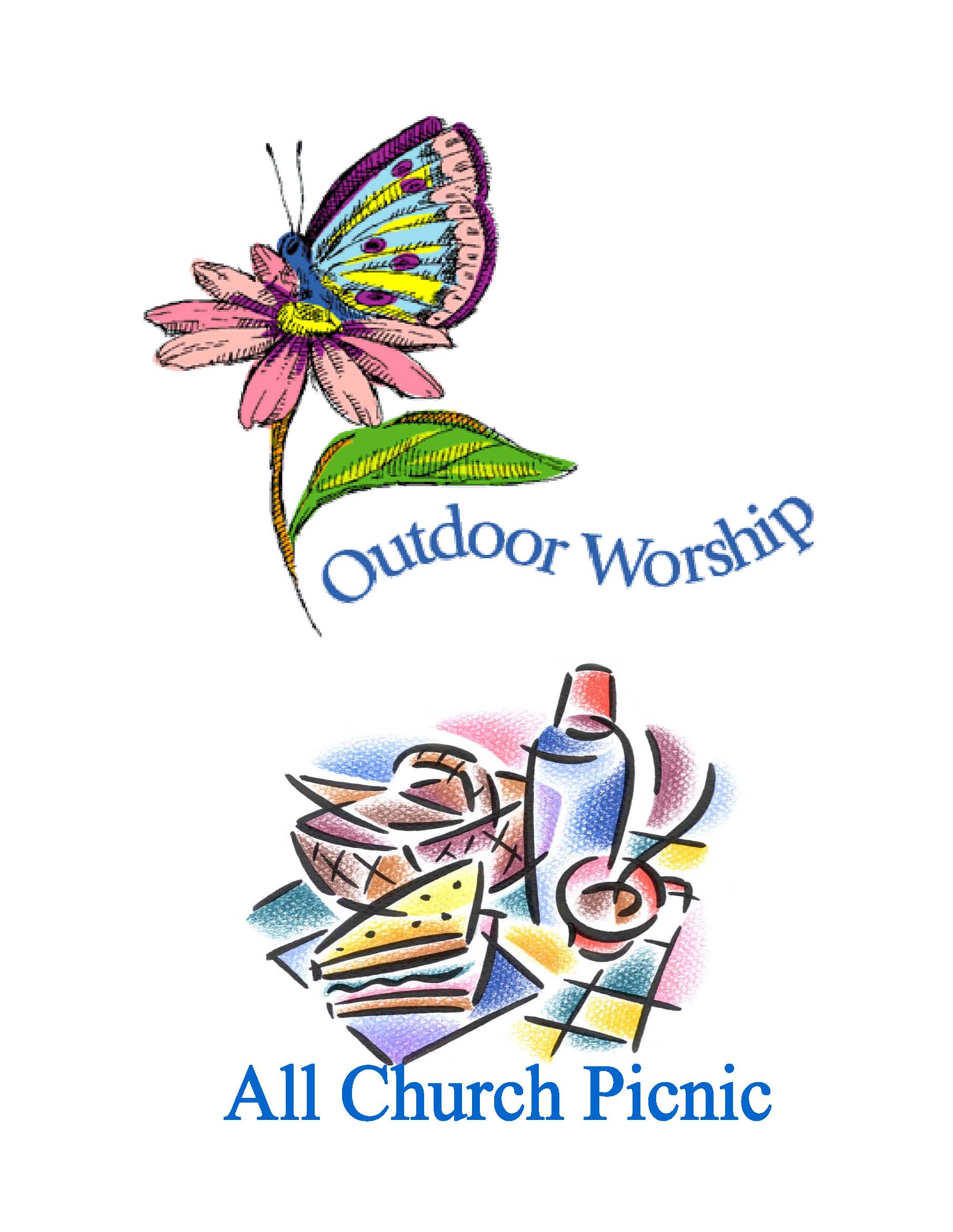 Church Picnic Clip Art 82
