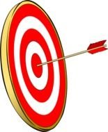 Bullseye Target With Arrow N2