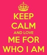 Keep Calm And Love Me