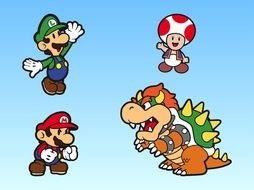 Super Mario Bros Original Characters drawing