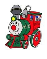 Toy Train Clip Art drawing