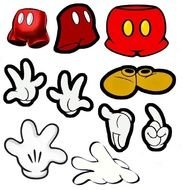 Mickey Mouse Hands Clip Art N3