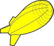 Yellow Balloon Clip Art N8