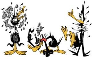 Drawing of Woo Hoo Cartoon clipart