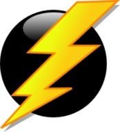 Cartoon Lightning Bolt N8