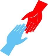 Hands Reaching Out Clip Art N4