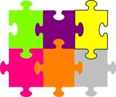 Jigsaw Puzzle Pieces Clip Art N20