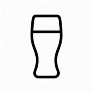 Beer Glass Outline