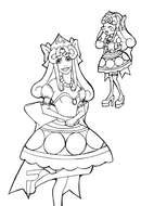 March girl drawing