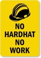 Hard Hat Signs drawing