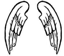 Heart With Angel Wings Clip Art