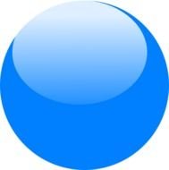 Blue Bubbles Clip Art N4