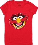 Red t-shirt with the muppet clipart