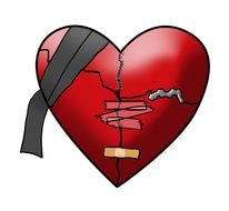 Broken Heart Clip Art N32