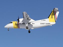 plane of a coast guard as picture for clipart