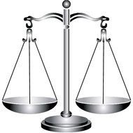 Vector Scales Of Justice Clip Art