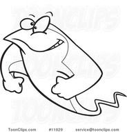 Cartoon Ray X Clip Art N3
