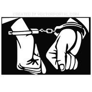 Hands In Handcuff Clip Art N2