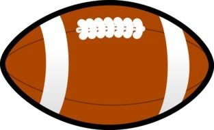Football Clip Art drawing