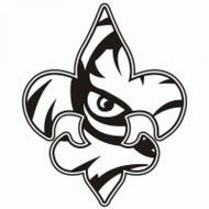 The Logo Of LSU Tiger Eye Fleur De Lis