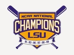 clipart of LSU Tigers Baseball Logo