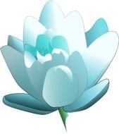 Water Lily Clip Art N12