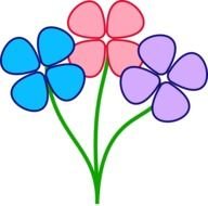 Pretty Flowers Clip Art