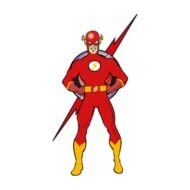 Flash Superhero Logo