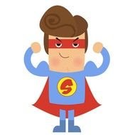 Superhero Clip Art N34