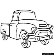 Pickup Truck Coloring Pages