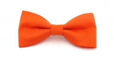 red bow tie on a white background