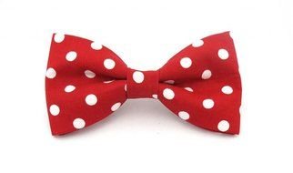 Men Red White Polka Dots drawing